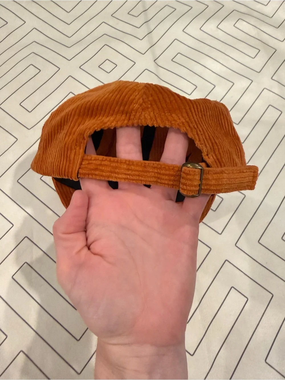 Frankie Jean Orange Corduroy ATX Hat